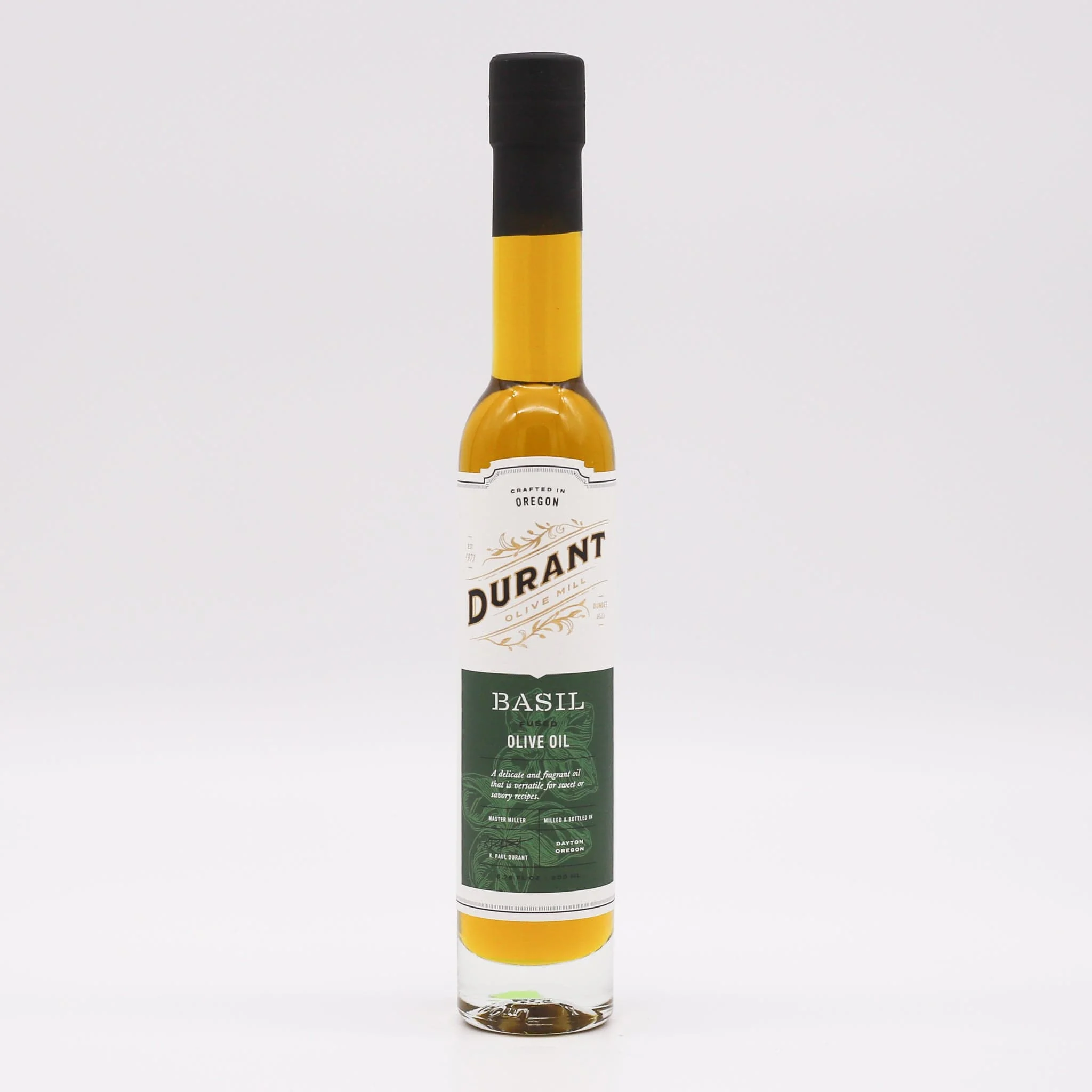 Durant Olive Oil - Basil Fused 6.76oz