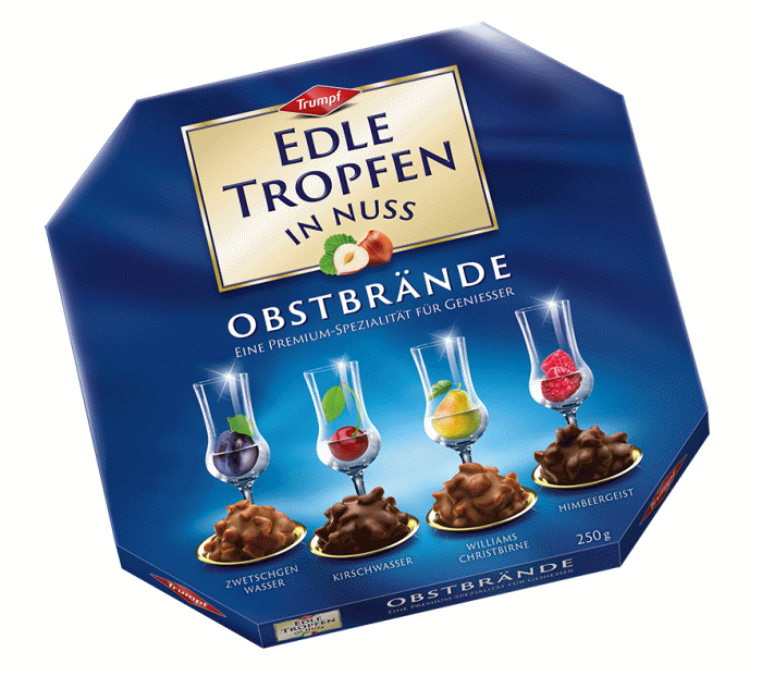 Trumpf Edle Tropfen in Nuss Obstbrände 200g