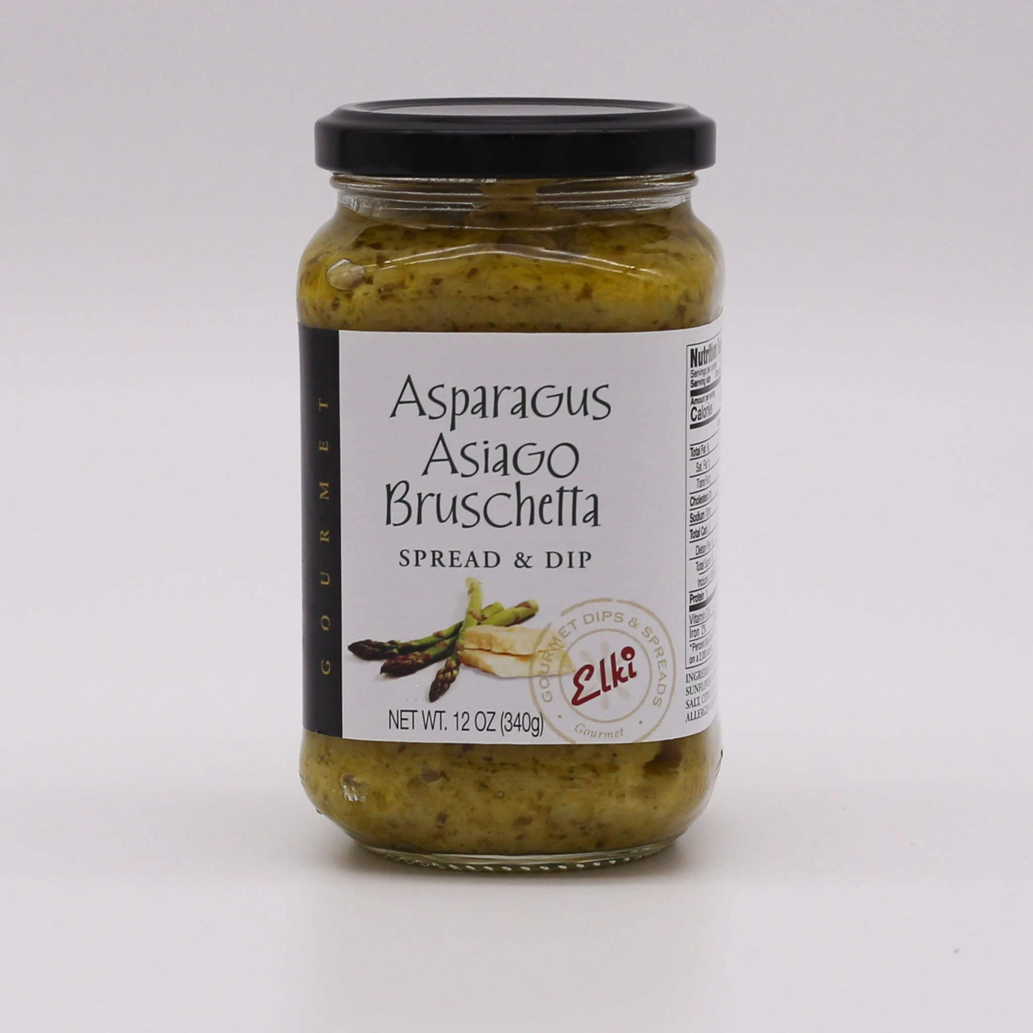 Elki Spread & Dip - Asparagus Asiago Bruschetta 12oz