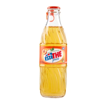 Estathe Peach Italian Iced Tea in Glass Bottle 250 ml