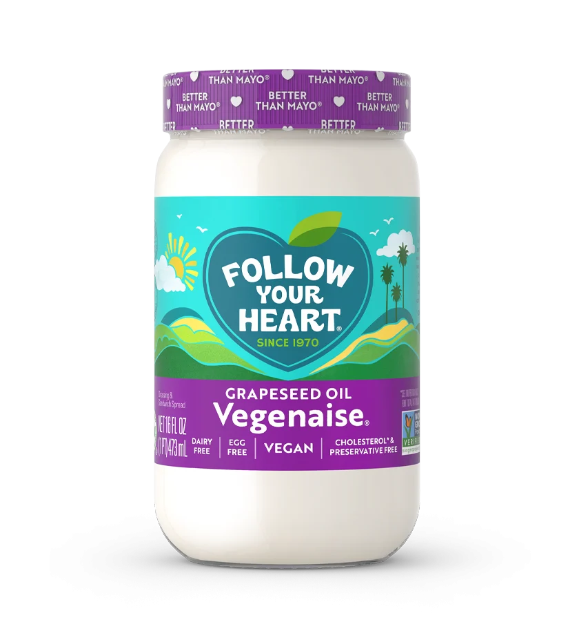 Grapeseed Vegenaise Vegan Mayo 16 Ounce Size - 6 Per Case.