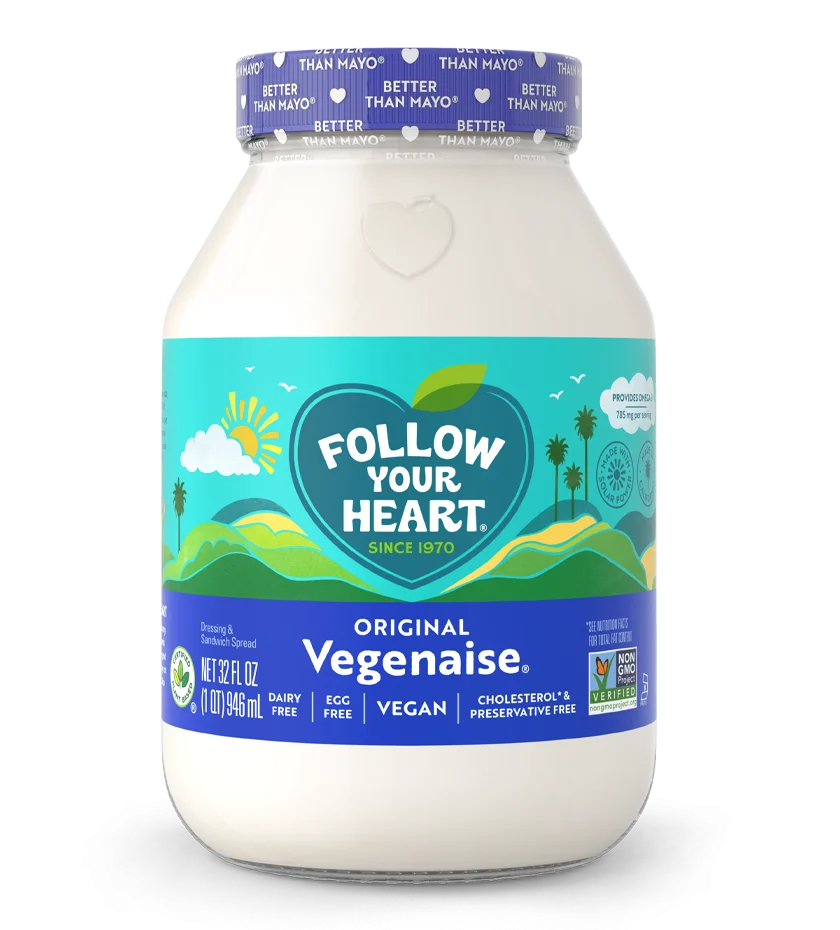 Original Vegenaise Vegan Mayo 32 Ounce Size - 6 Per Case.