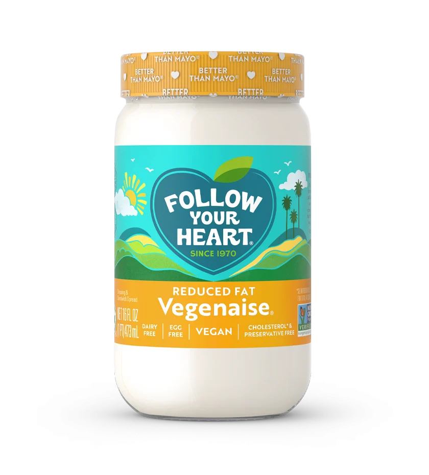 Follow Your Heart Vegenaise Reduced Fat 6-16 Ounce Kosher; Vegan 6-16 Ounce