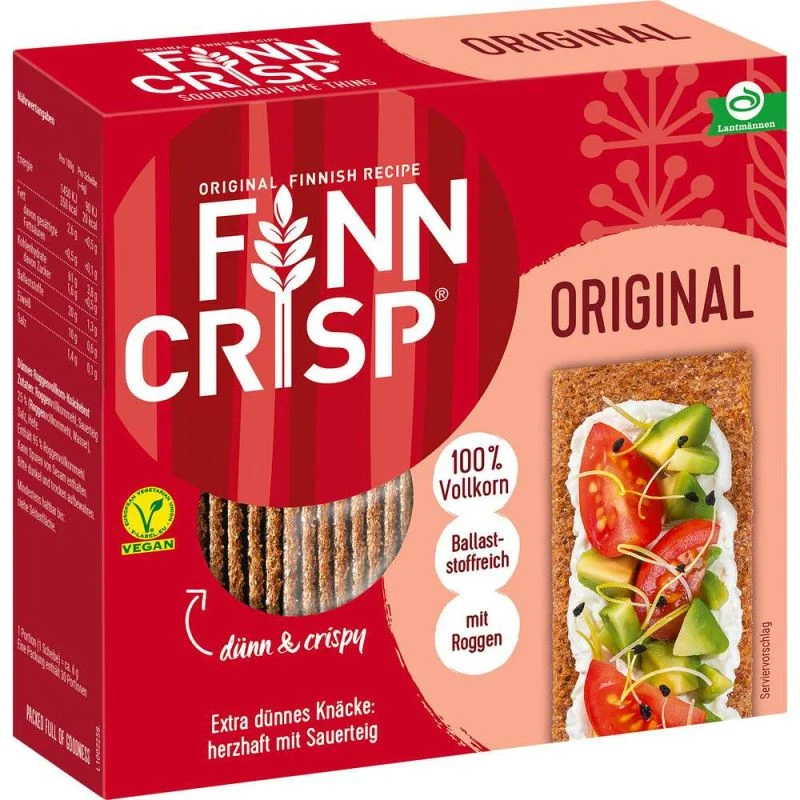 Finn Crisp Knäckebrot Original, vegan 200g / 7.05oz
