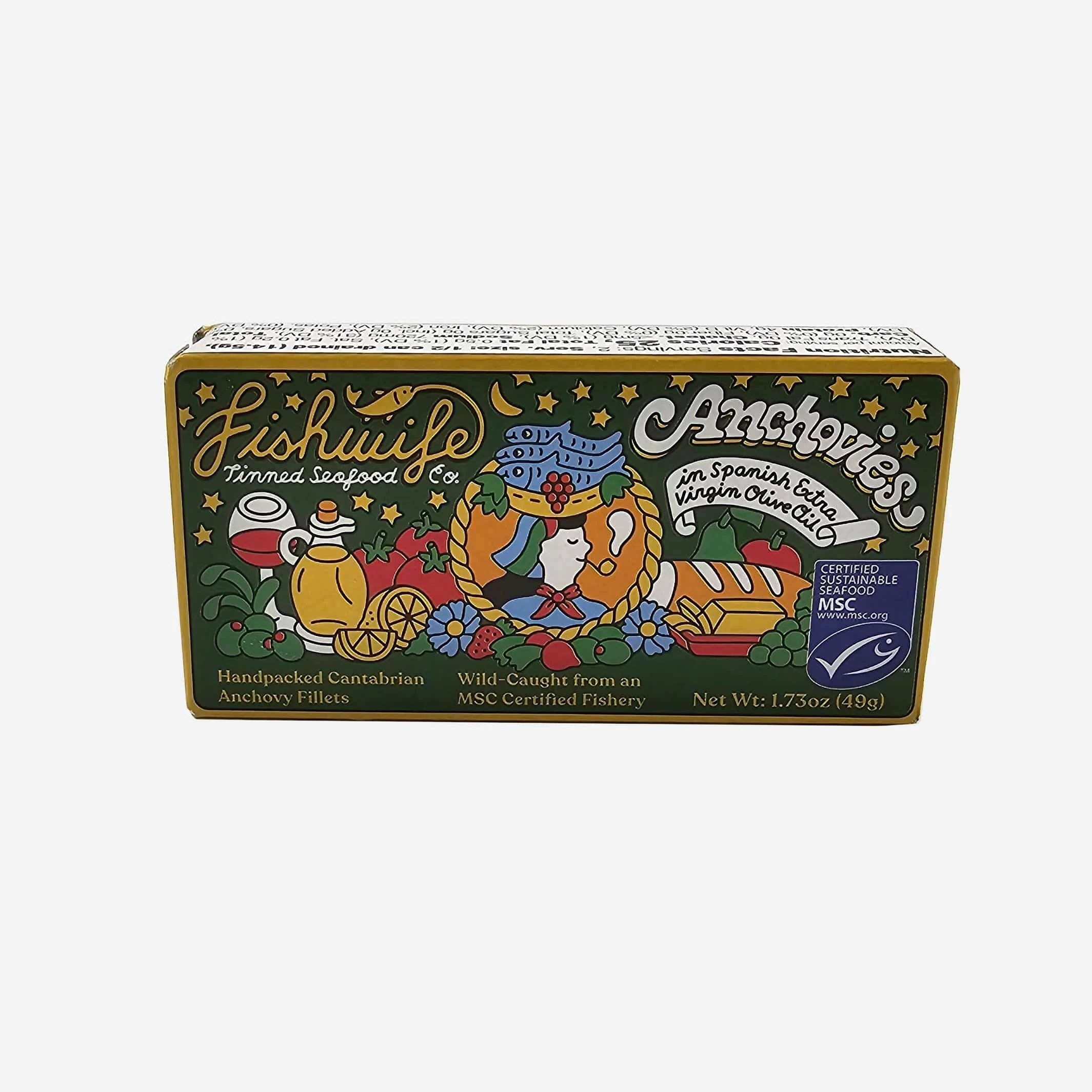 Fishwife Anchovies in Spanish Extra Virgin Olive Oil 1.73oz