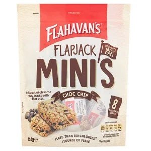 Flahavan's Flapjack Mini's Choc Chip 8 individually wrapped