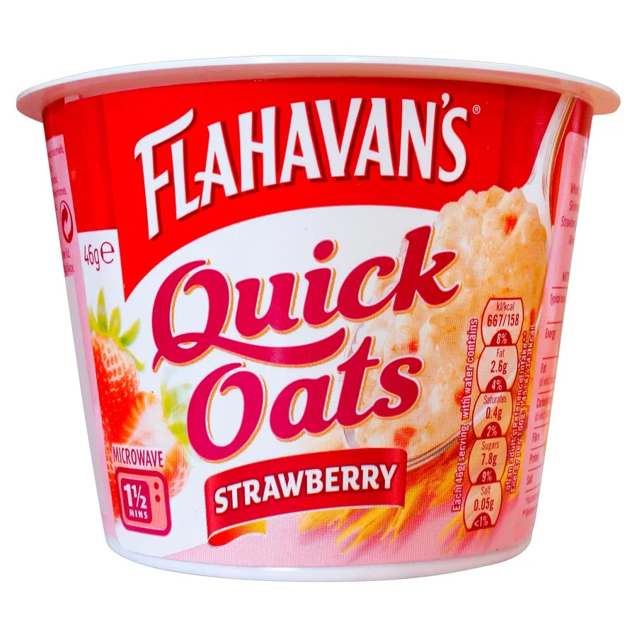 Flahavan's Quick Oats Strawberry Porridge 46g