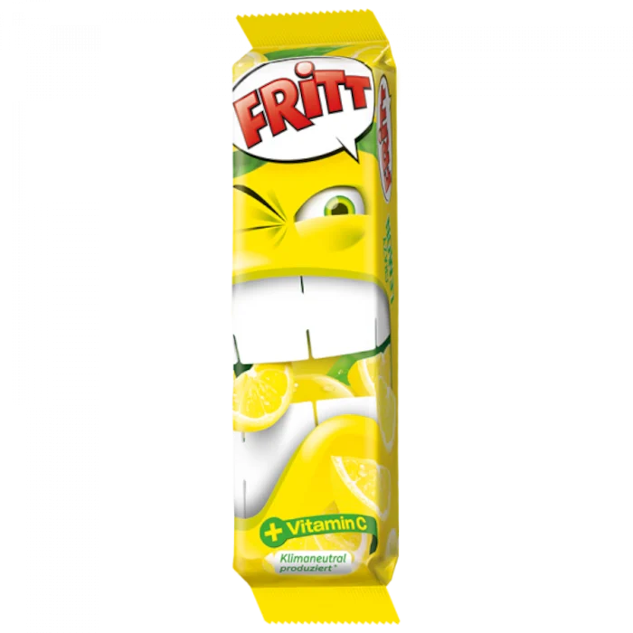 FRITT Zitrone Kaubonbonstreifen 70g / 2.46oz