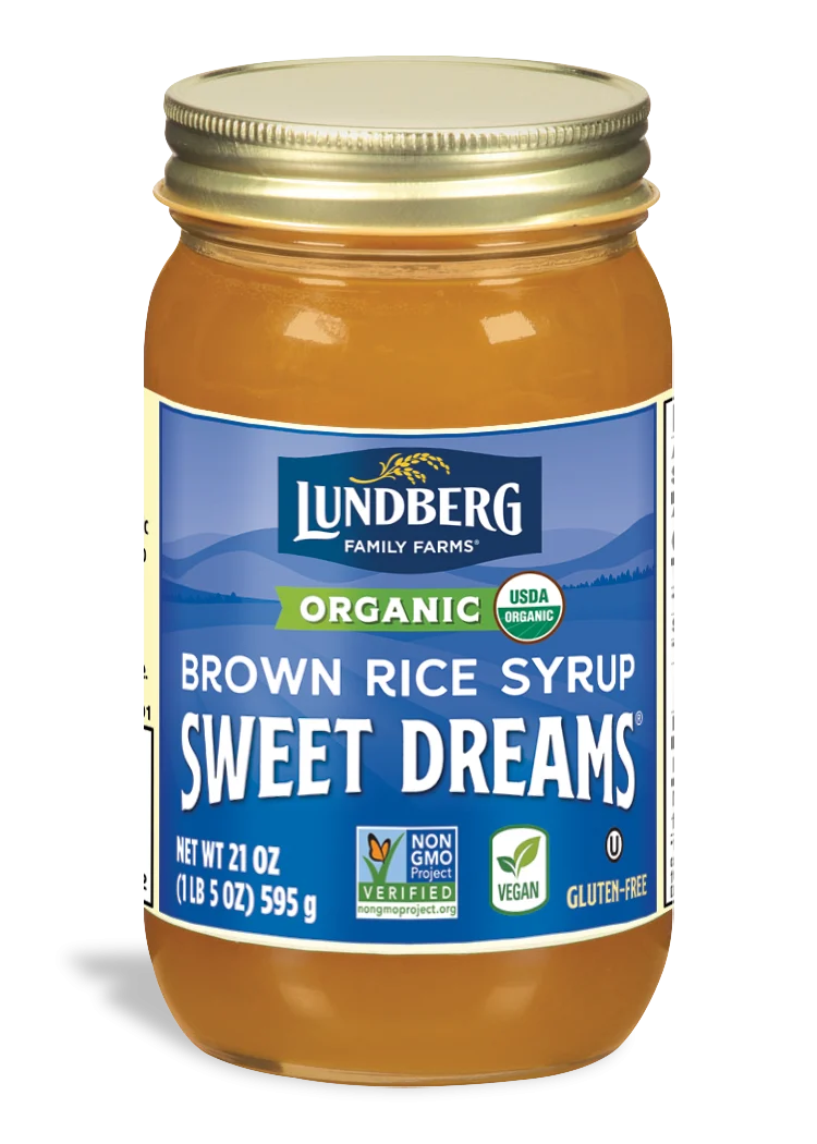 Lundberg Family Farms Brown Rice Syrup Jar Is 21 Ounce Size - 12 Per Case.