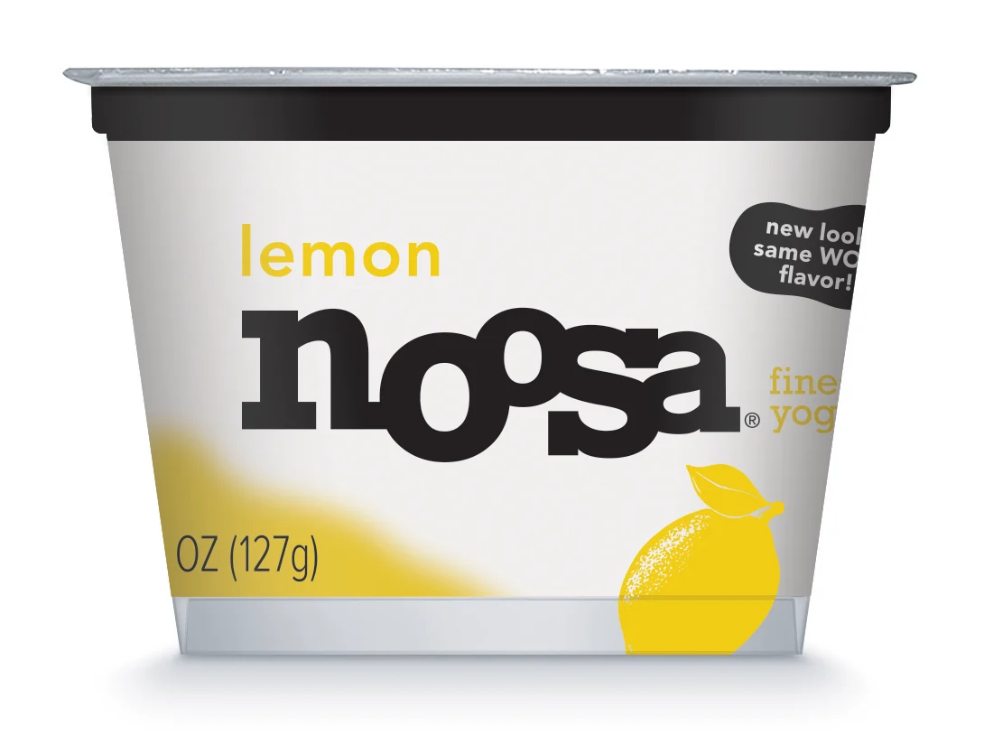 Noosa Yoghurt Lemon 4.5 Ounce Size - 6 Per Case.