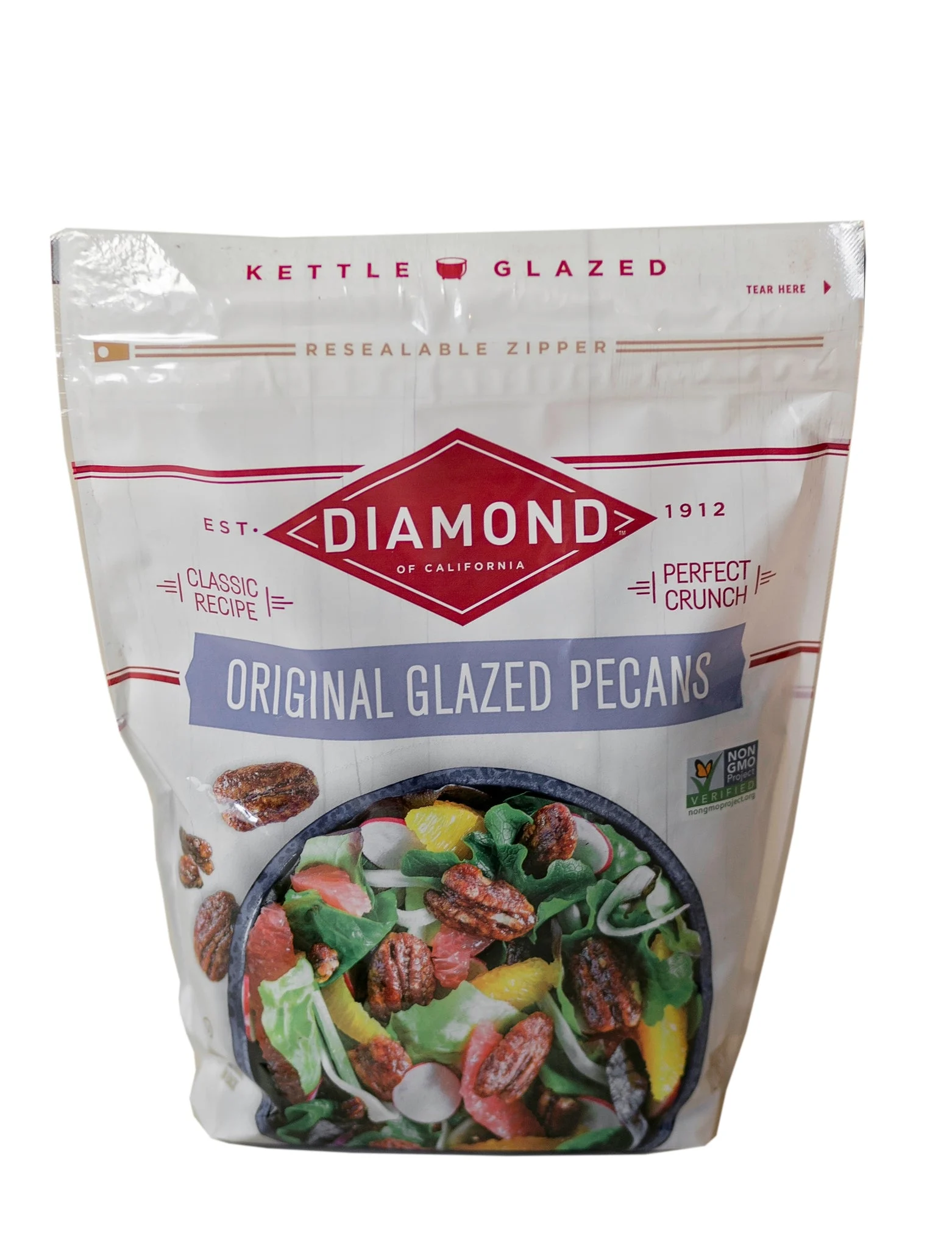 Glazed Pecans 2 Pound Each - 3 Per Case.