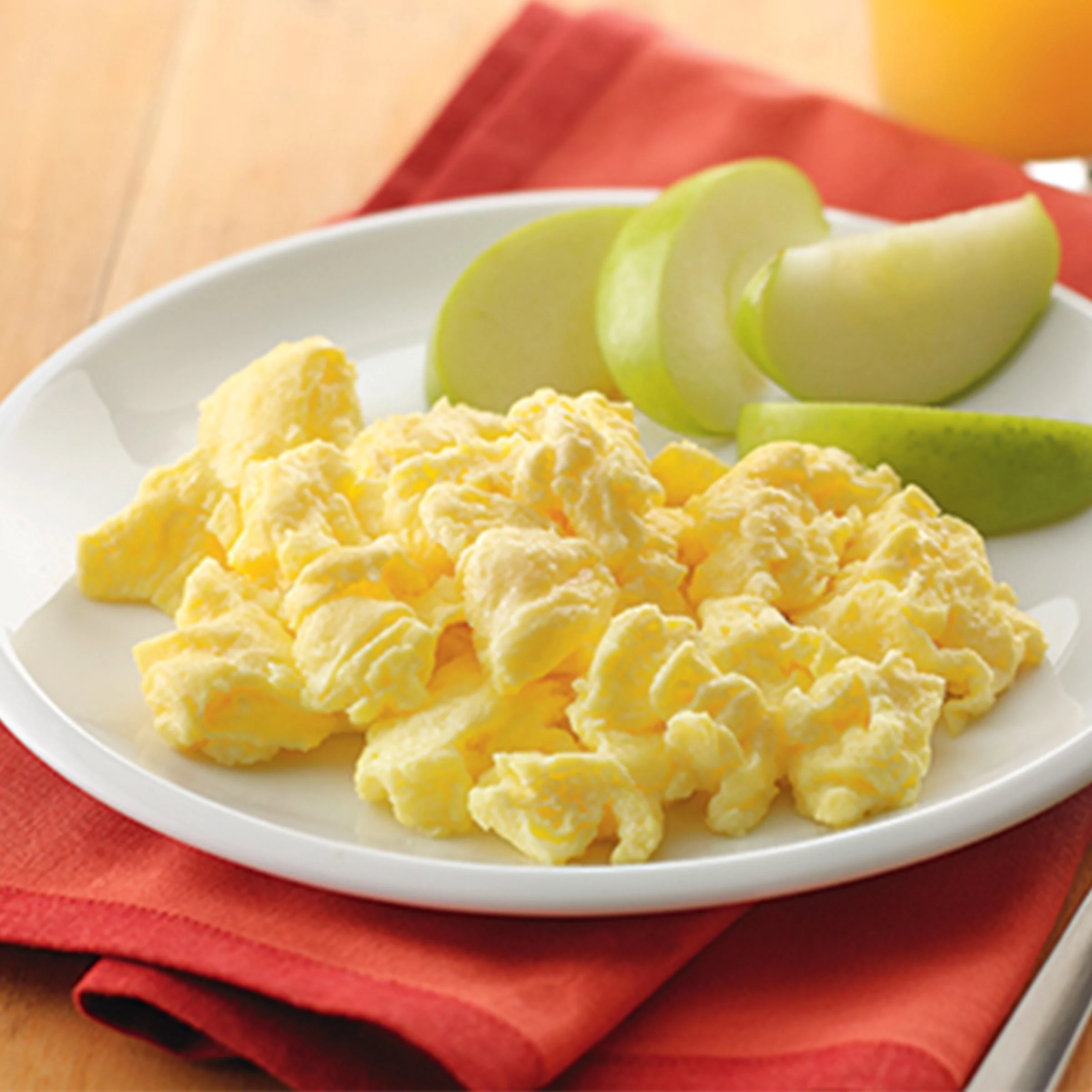 Papetti's Frozen Liquid Traditional Scrambled Egg Mix Cartons 5 Pound Each - 6 Per Case.