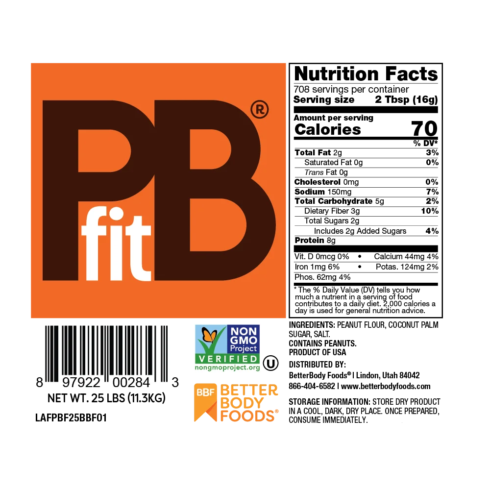 Pbfit Pbfit Box 25 Pound Each - 1 Per Case.