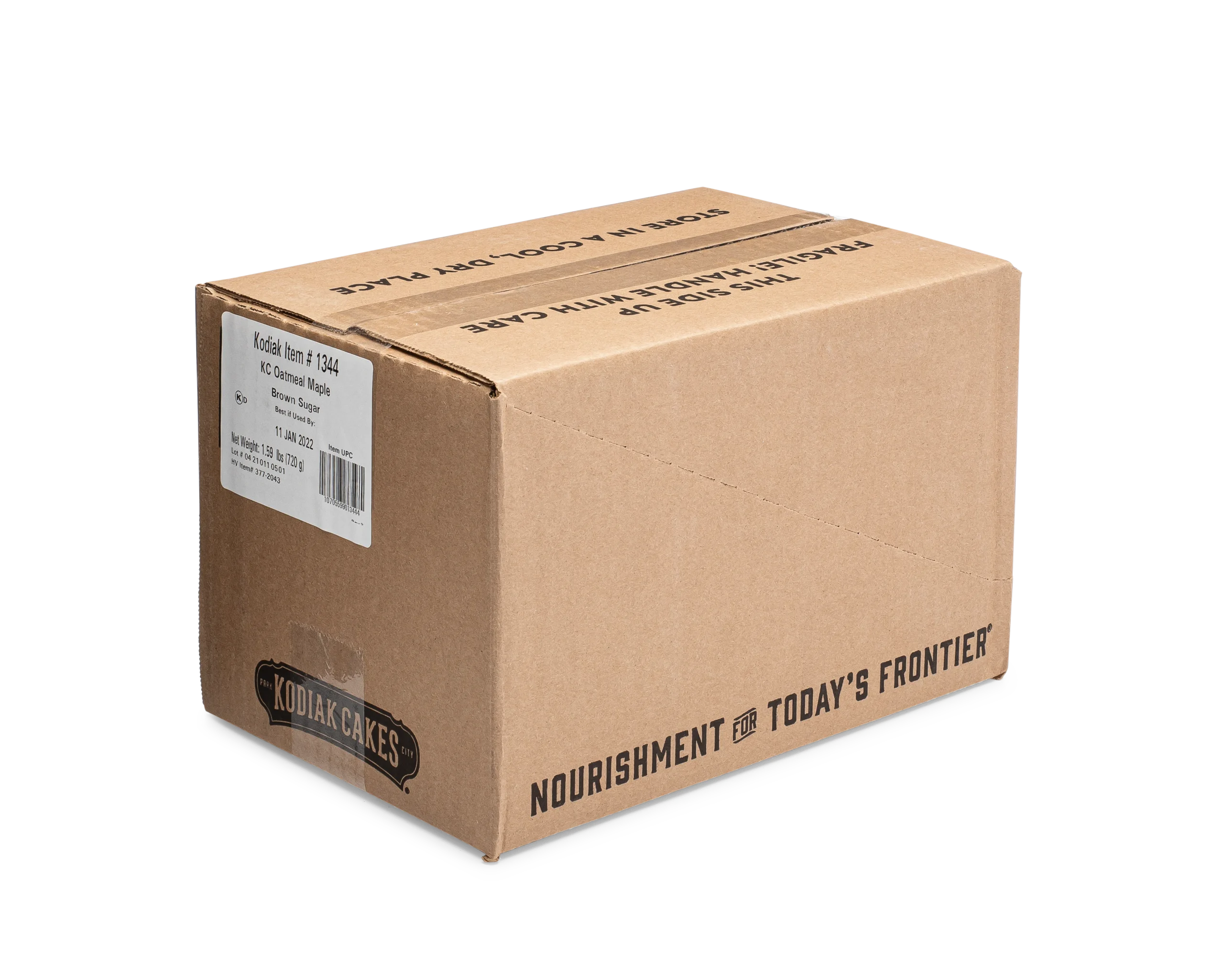 Kodiak Cakes Maple Brown Sugar Oatmeal In Acup 2.12 Ounce Size - 12 Per Case.