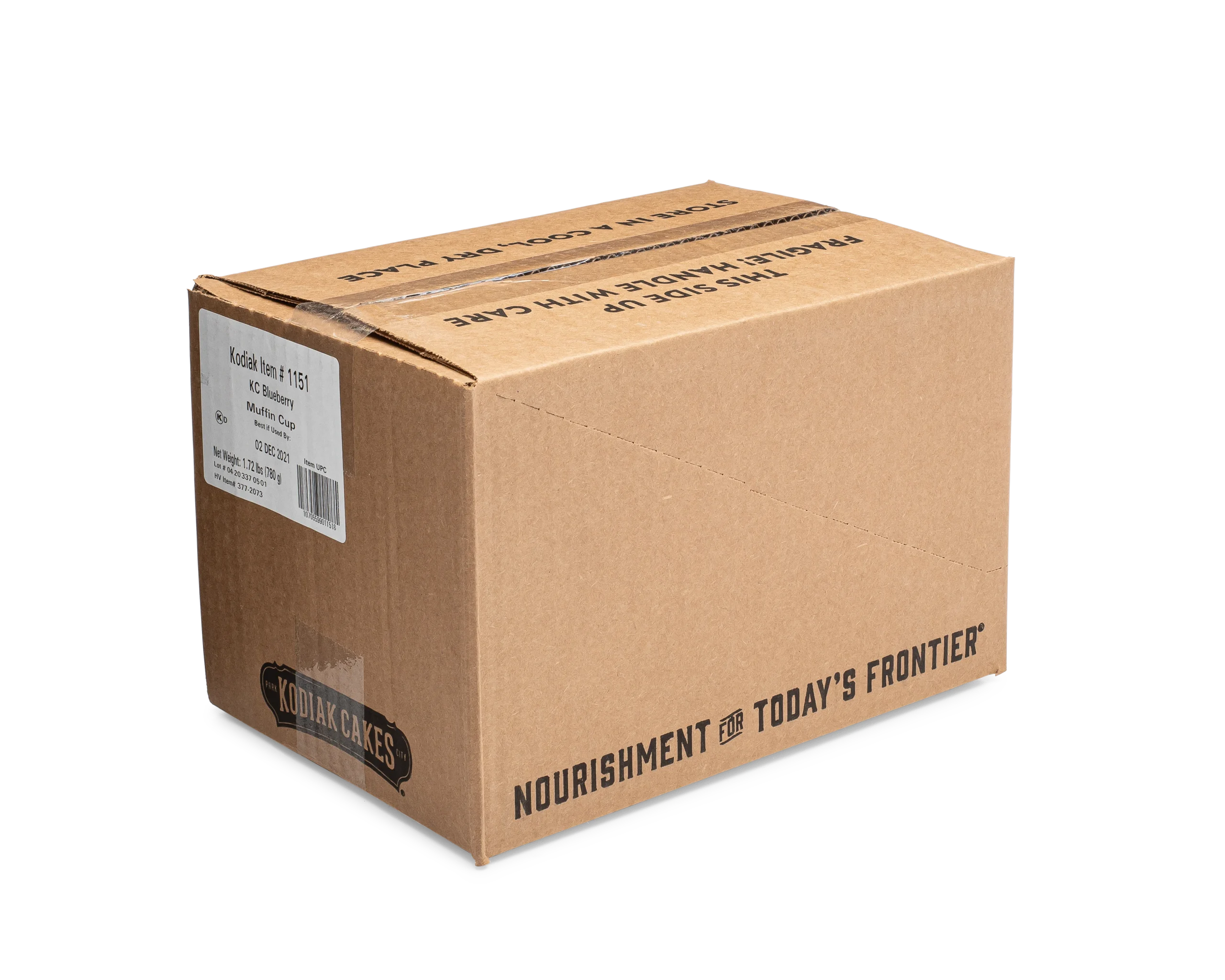 Kodiak Cakes Blueberry Minute Muffin 2.29 Ounce Size - 12 Per Case.