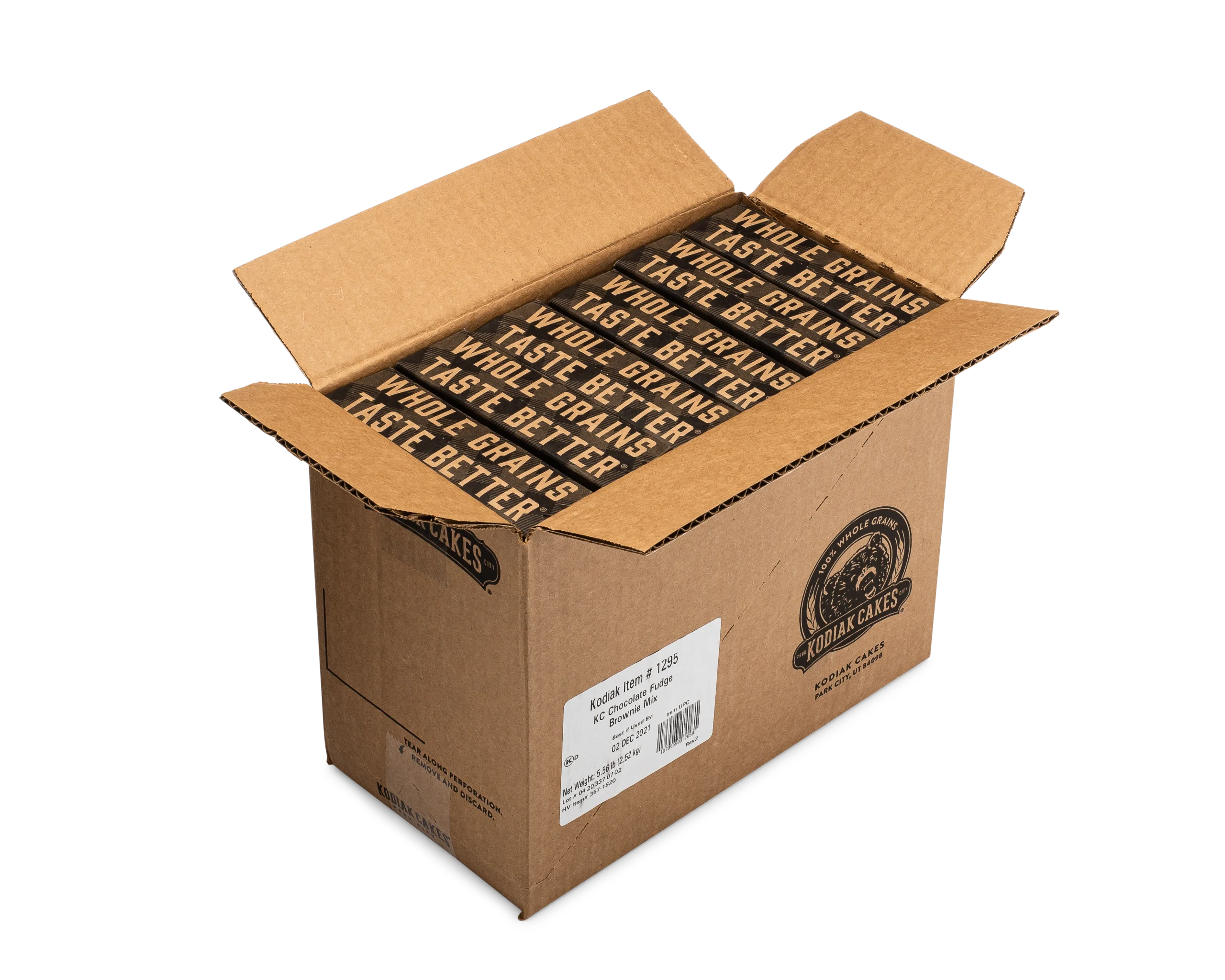 Kodiak Cakes Chocolate Fudge Brownie 14.82 Ounce Size - 6 Per Case.