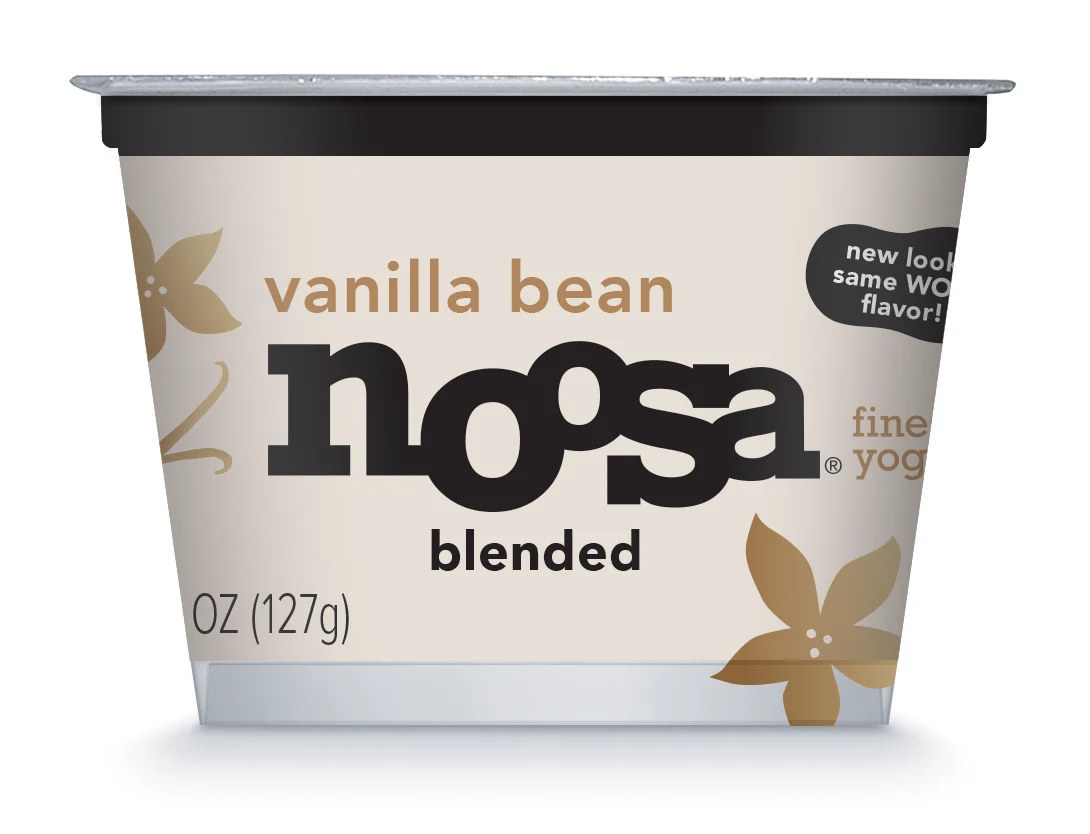 Noosa Yoghurt Vanilla Bean 4.5 Ounce Size - 6 Per Case.