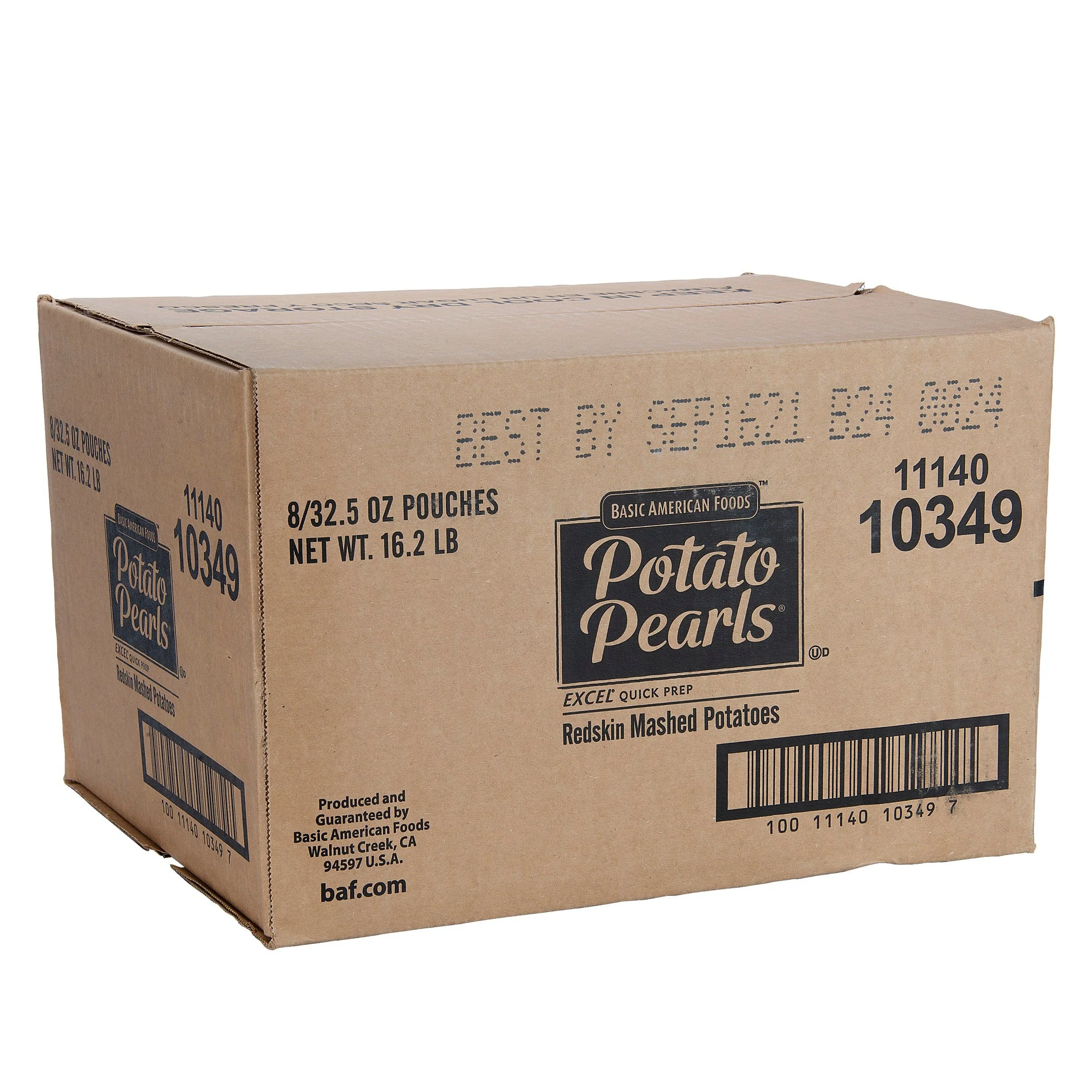 Potato Pearls Excel Redskin Mashed Potatoes 32.5 Ounce Size - 8 Per Case.