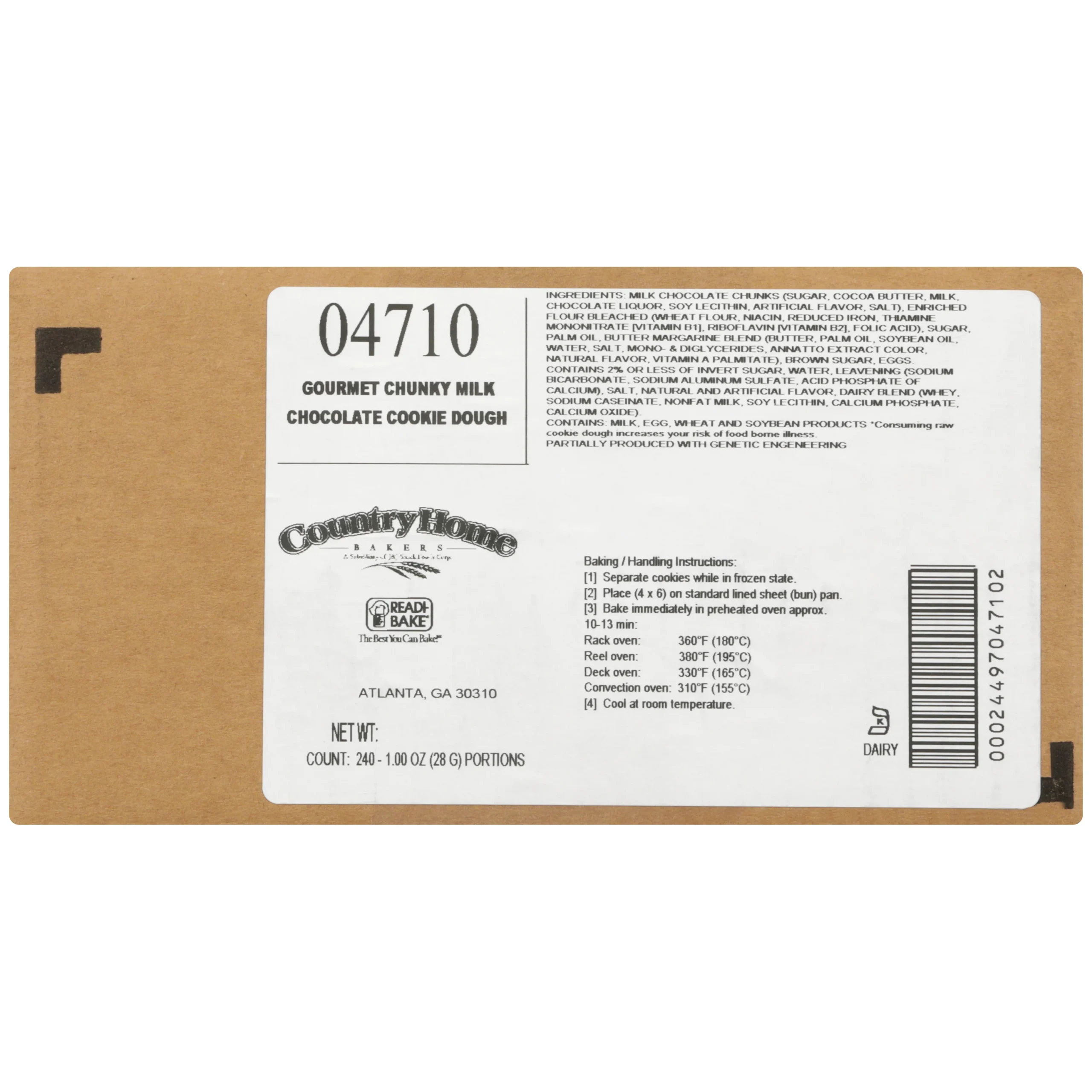 Gmt Ky Mlkchoc Cookie Dough 1 Ounce Size - 240 Per Case.