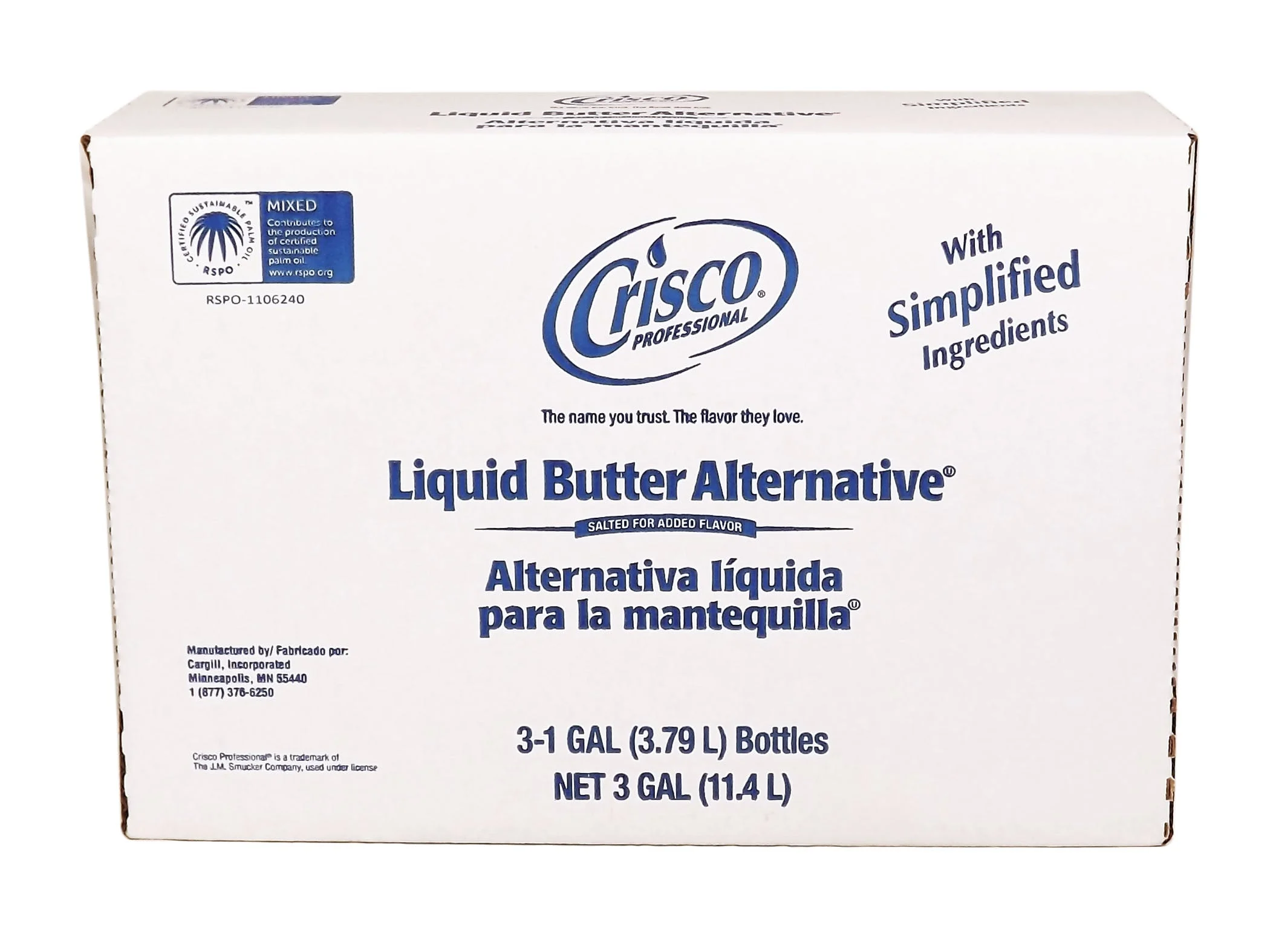 Liquid Butter Alternative 1 Gallon - 3 Per Case.