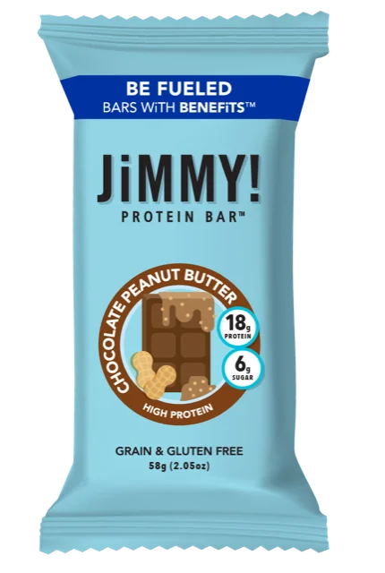 Jimmybar! Chocolate Peanut Butter 2.05 Ounce Size - 144 Per Case.