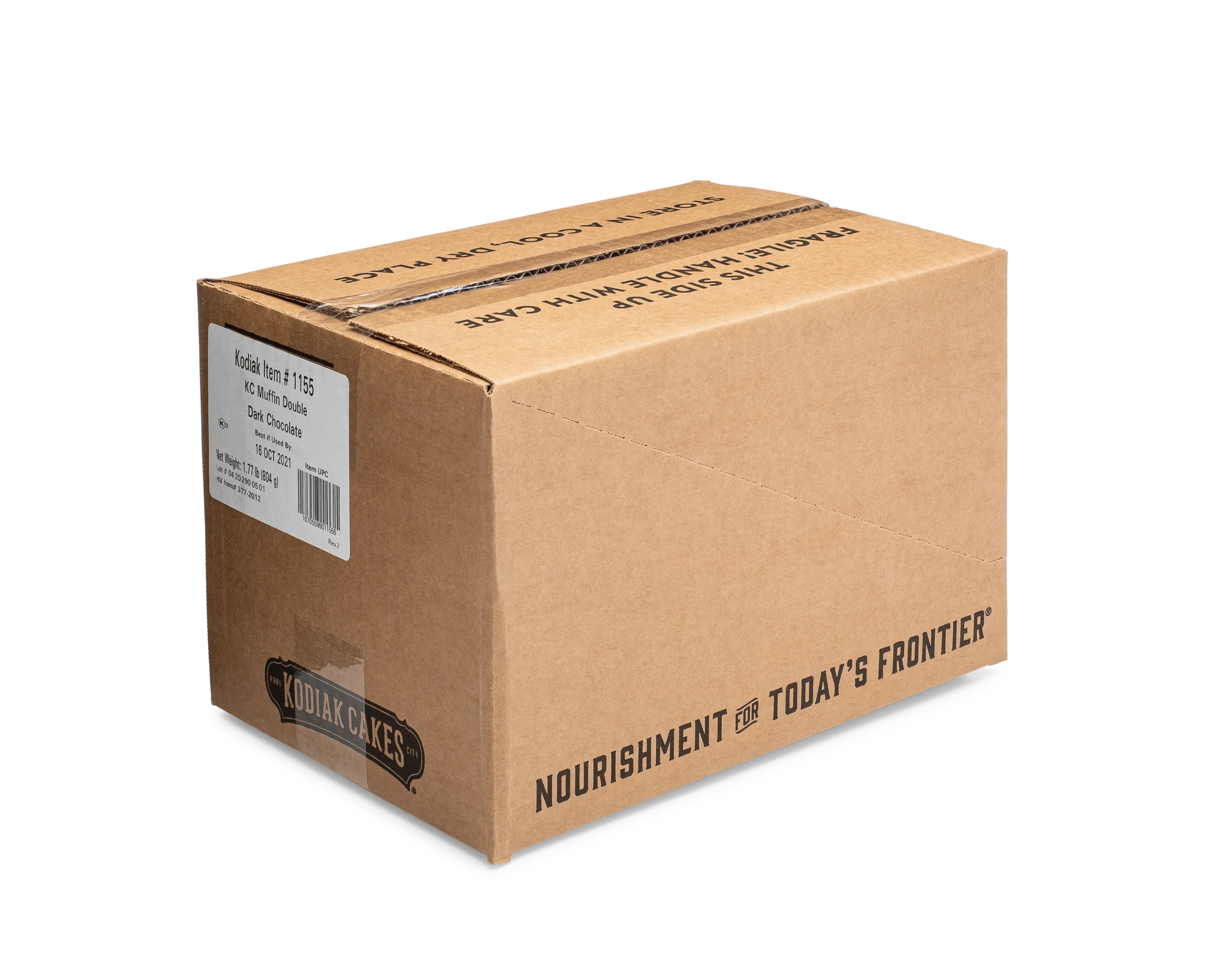 Kodiak Cakes Chocolate Muffin 2.36 Ounce Size - 12 Per Case.