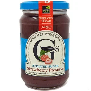 G's Gourmet Preserves Reduced Sugar Strawberry Preserve 320g