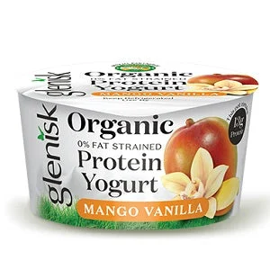 Glenisk Organic Protein Yogurt Mango Vanilla 150g