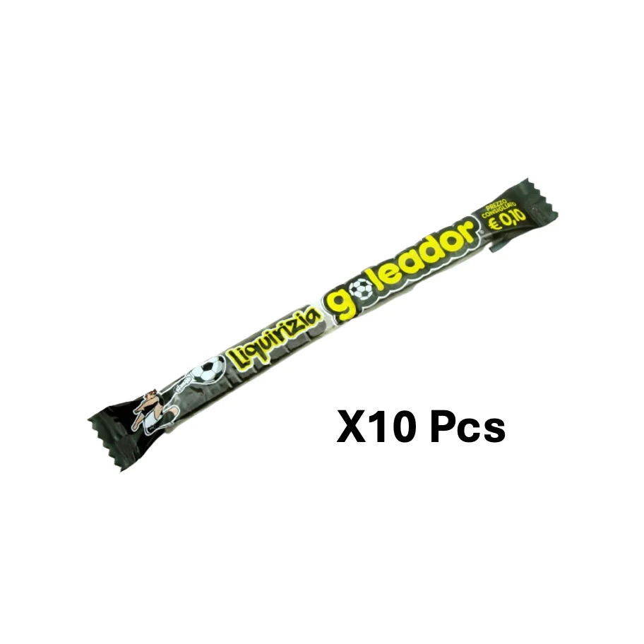 Goleador Black Licorice Gummy Candy 10pcs