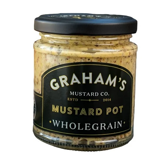 Graham's Mustard Pot Wholegrain 190g