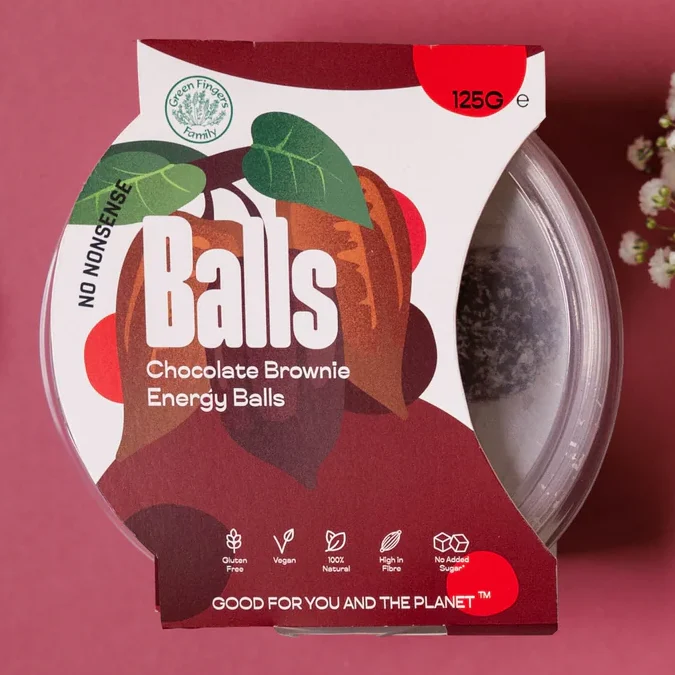 Green Fingers Family Chocolate Brownie Energy Balls 125g
