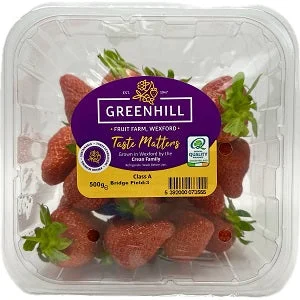 Greenhill Fruit Farm Wexford Strawberries 500g