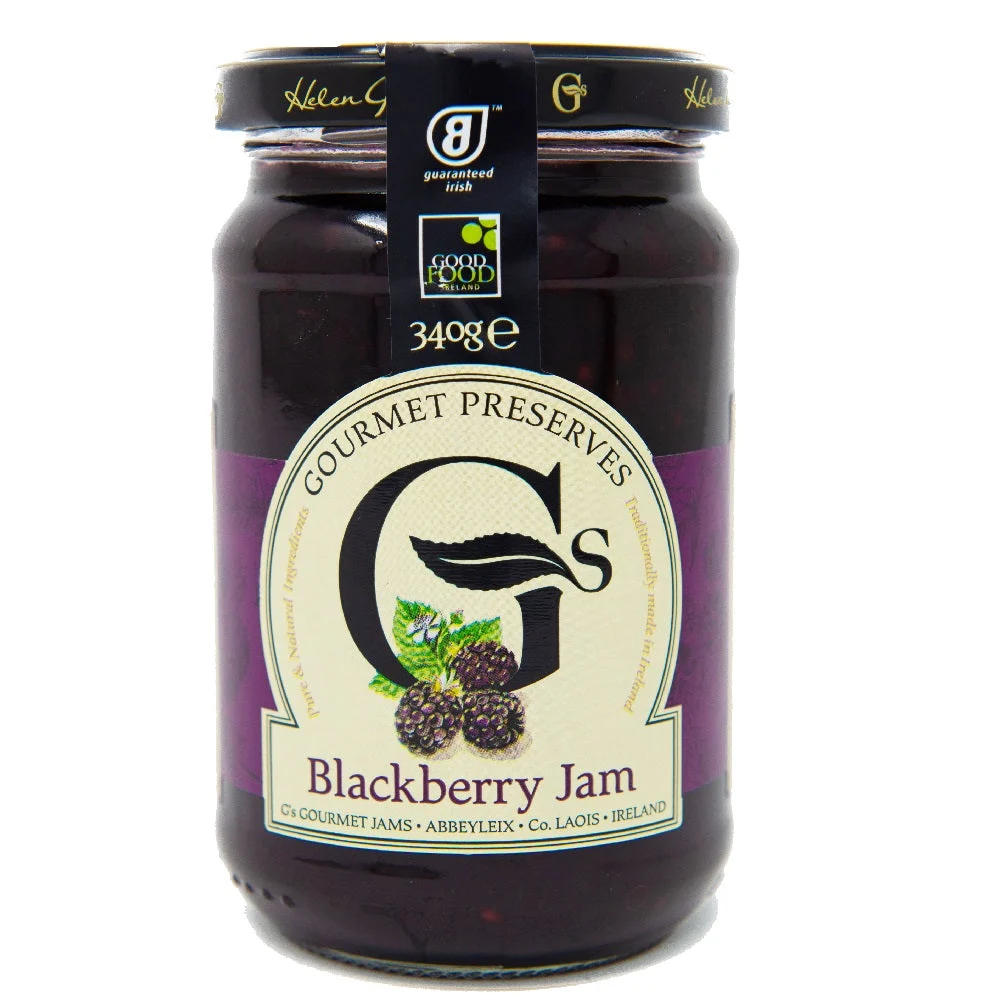 G's Gourmet Preserves Blackberry Jam 340g