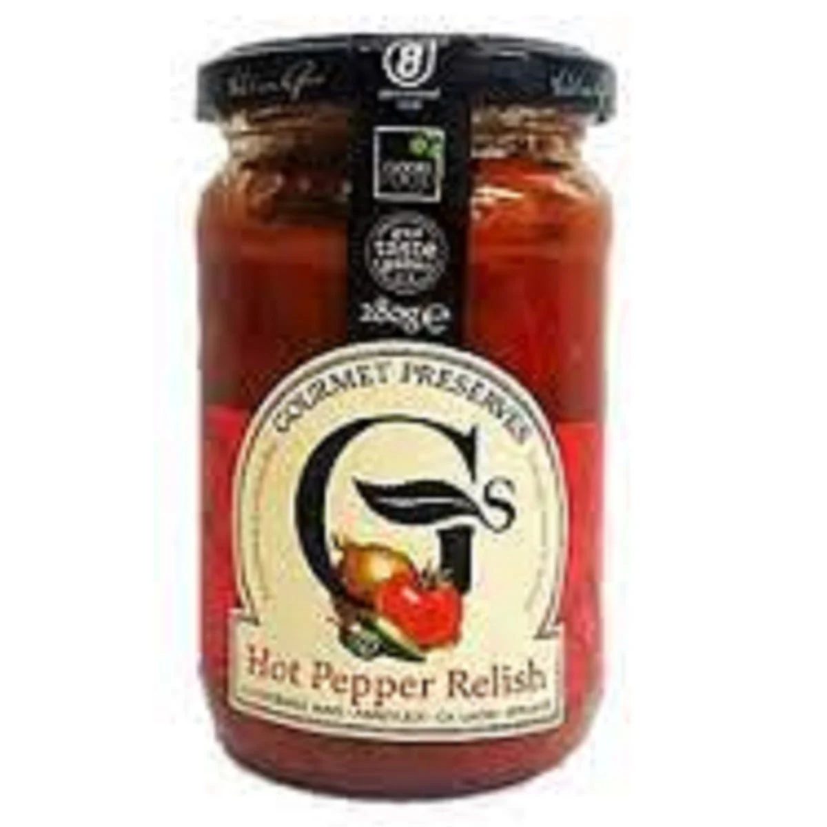G's Gourmet Preserves Hot Pepper Relish 280g