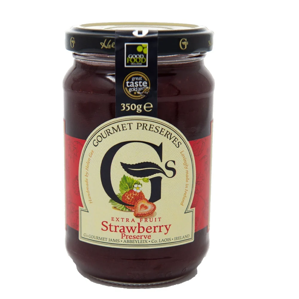 G's Gourmet Preserves Strawberry Jam 340g