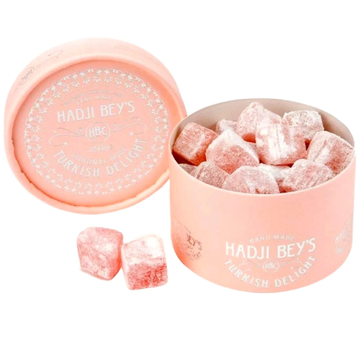 Hadji Bey's Original Rose Turkish Delight 250g