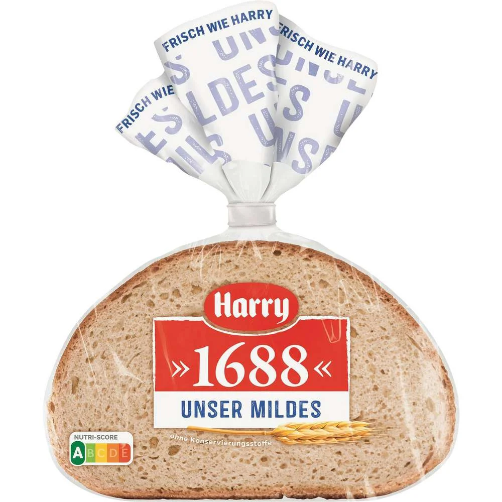 Harry Weizen Mischbrot 1688 Unser Mildes 500g / 17.63oz