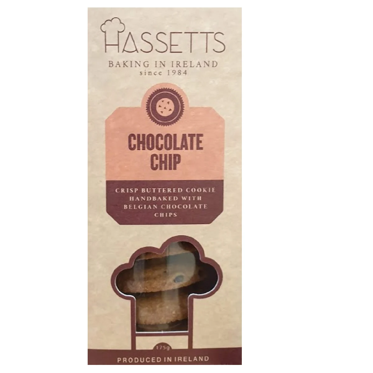 Hassetts Chocolate Chip Crisp Buttered Cookie 165g