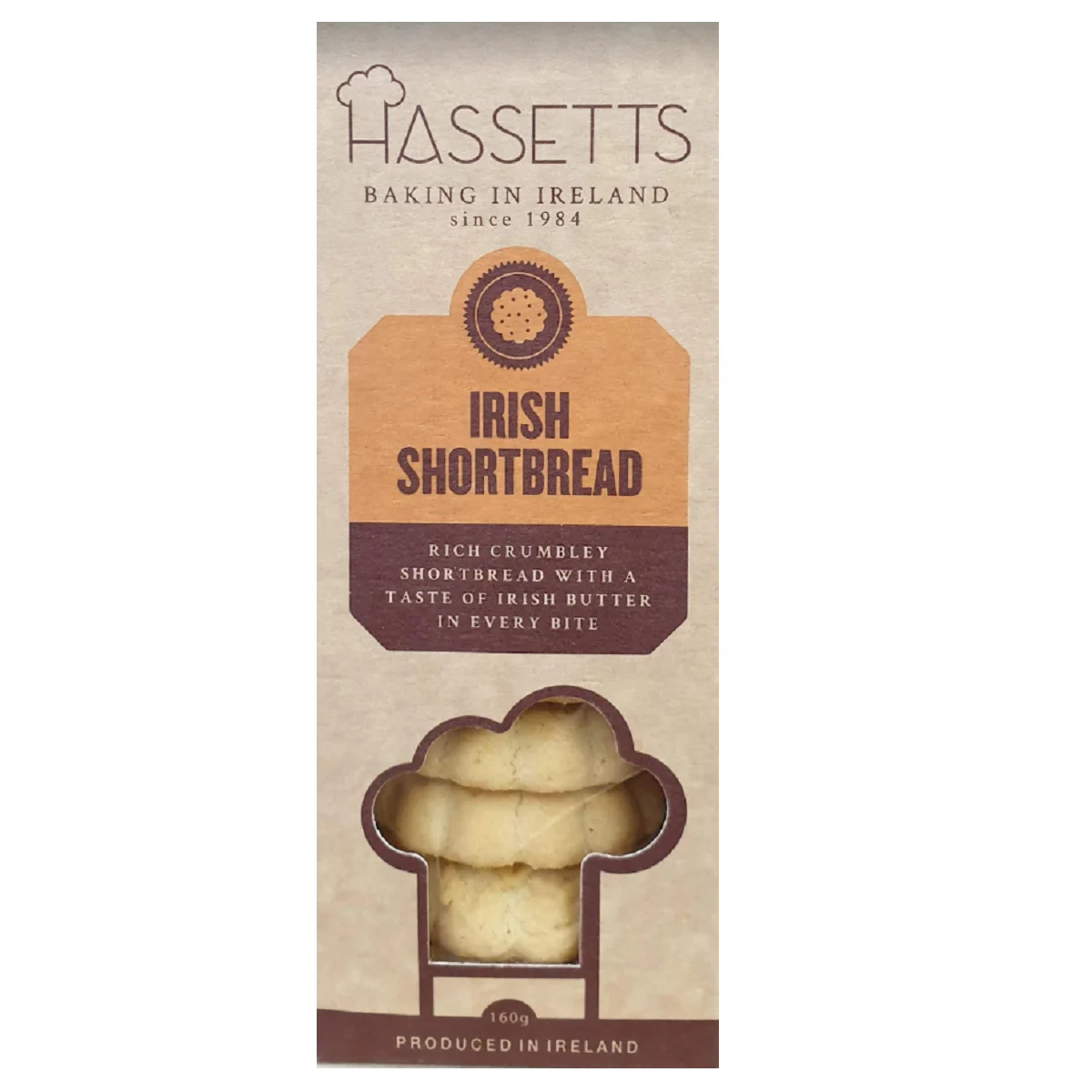 Hassetts Irish Shortbread 150g
