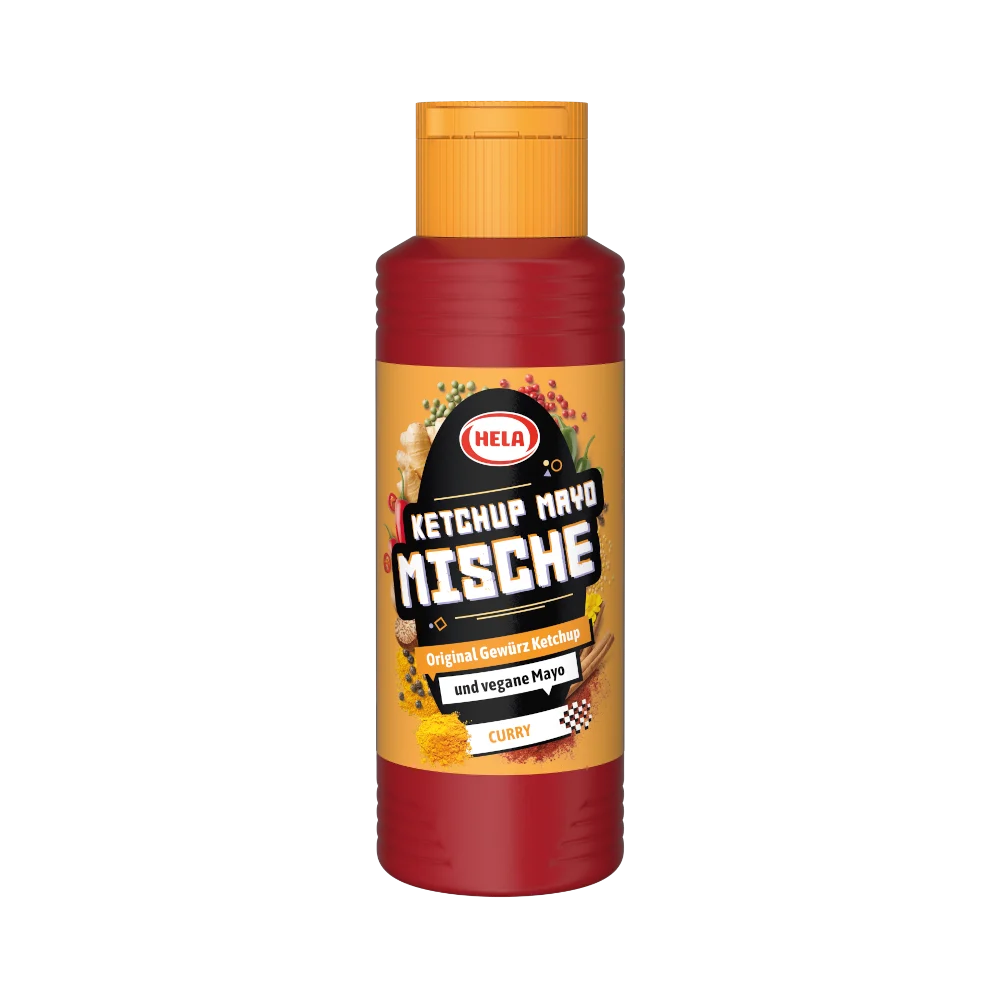 Hela Ketchup Mayo Mische Curry Vegan 300ml / 10.14fl.oz.