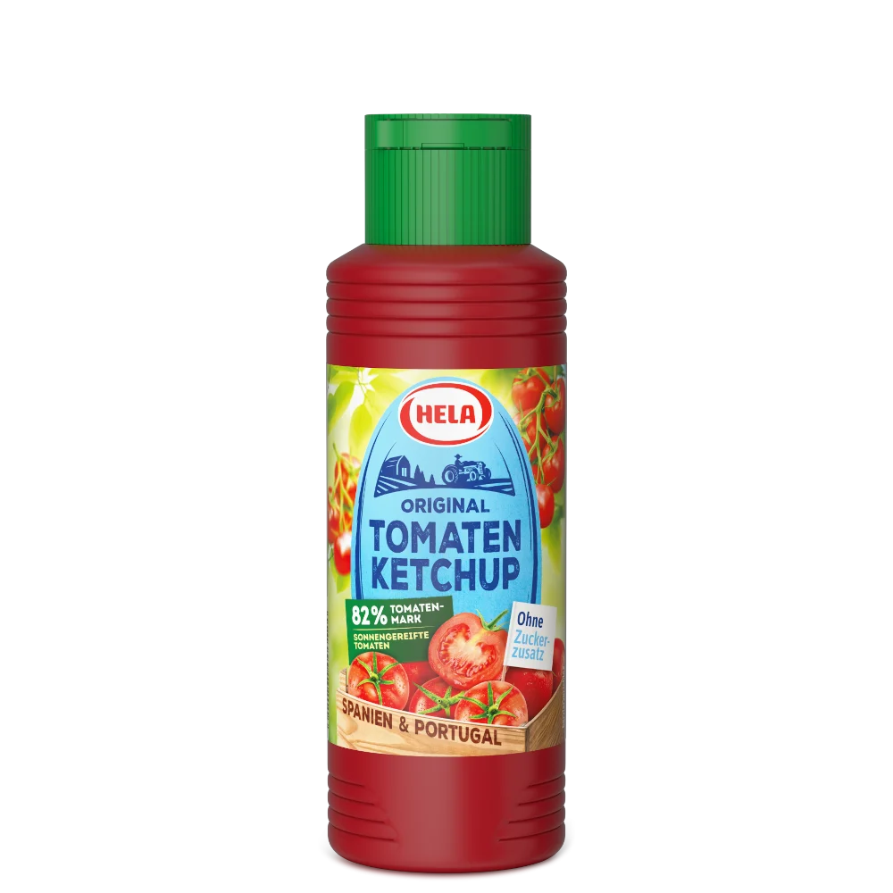 Hela Original Tomaten Ketchup ohne Zuckerzusatz 300ml / 10.14fl.oz.