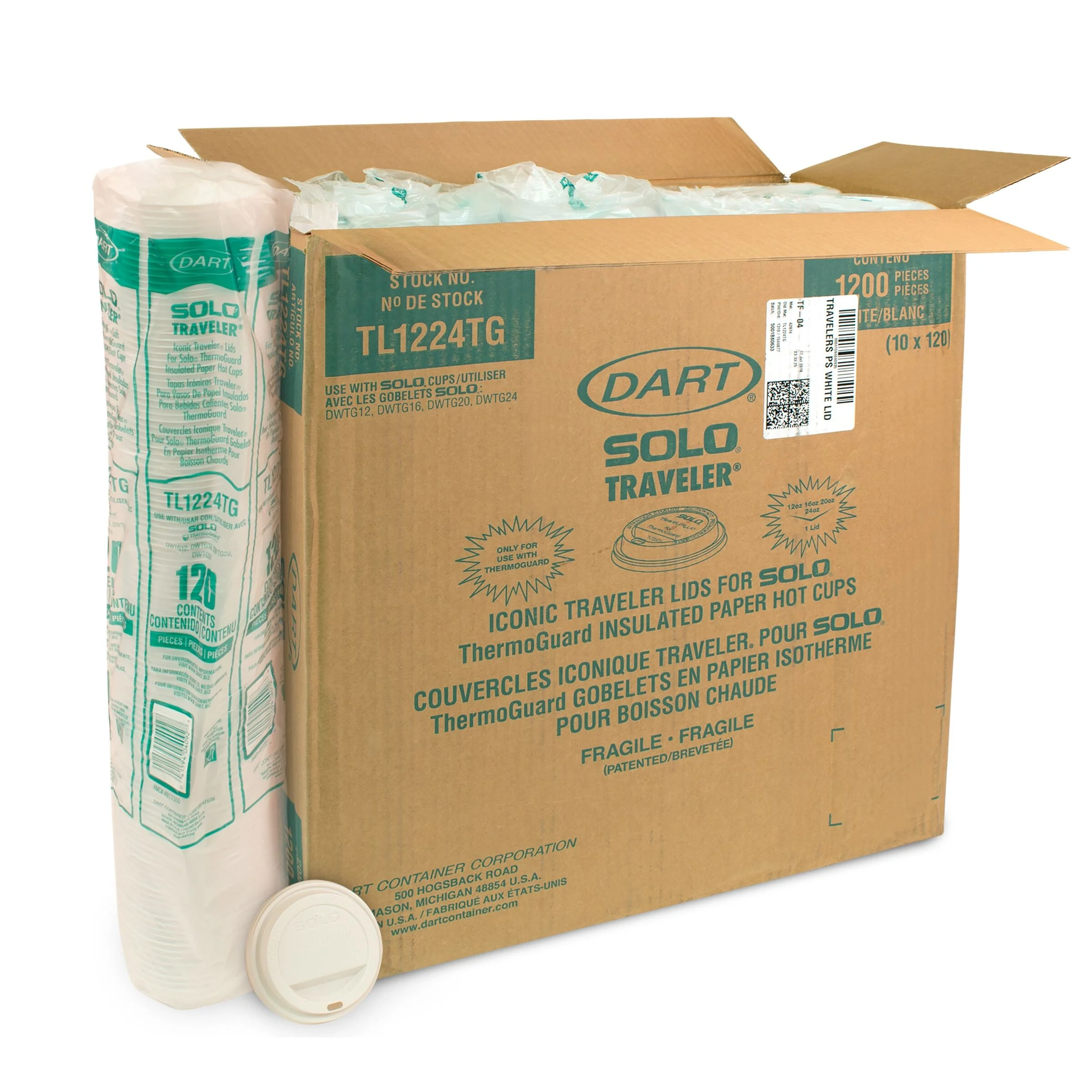 12 16 20 Ounce Lid Paper Cup 1200 Count