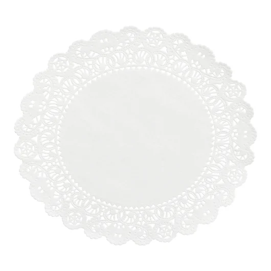 Lapaco 8 Inch Normandy Lace Doilies 500 Each - 10 Per Case.