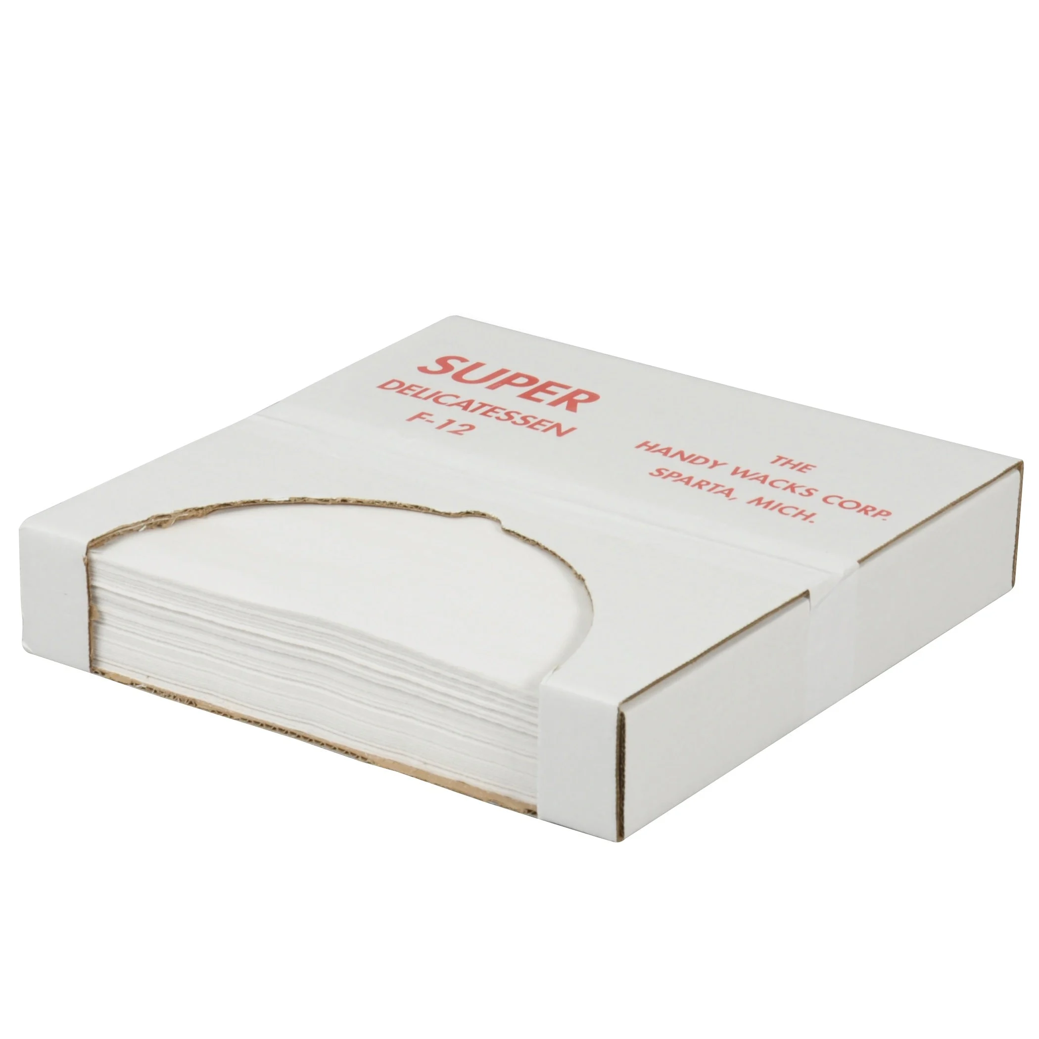 Handy Wacks 12 Inch X 12 Inch X 2.5 Inch Flat Deli Paper 6 - 1000 Cnt