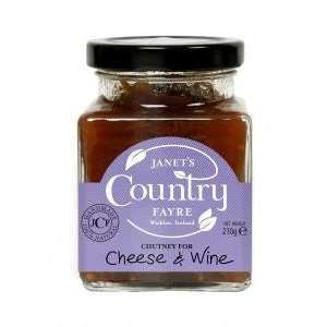 Janet's Country Fayre Cheese & Wine 210g
