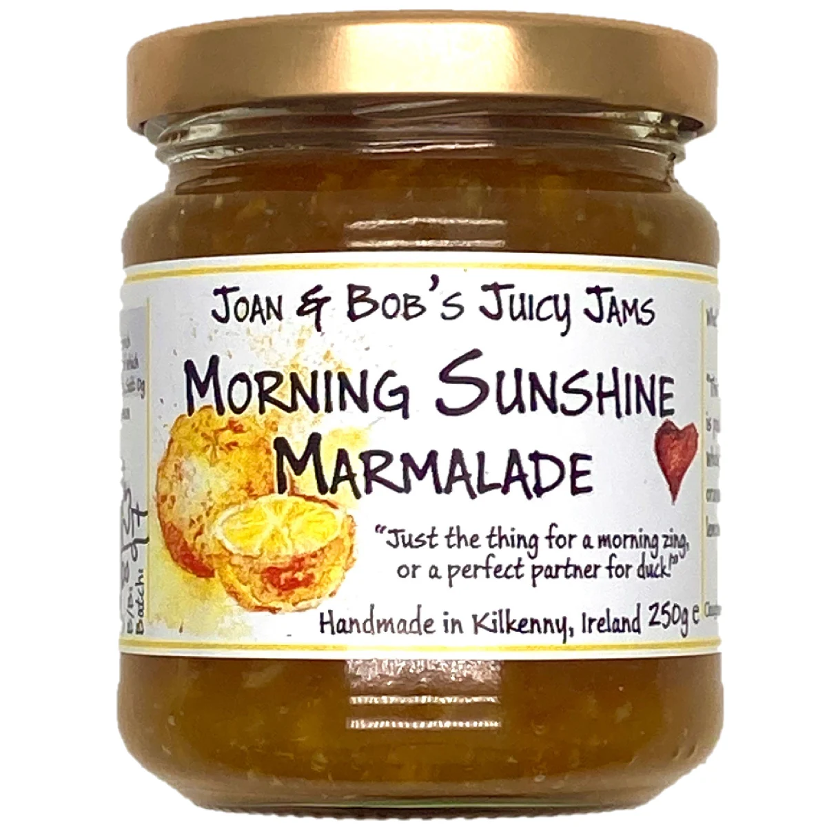 Joan & Bob's Morning Sunshine Marmalade 250g