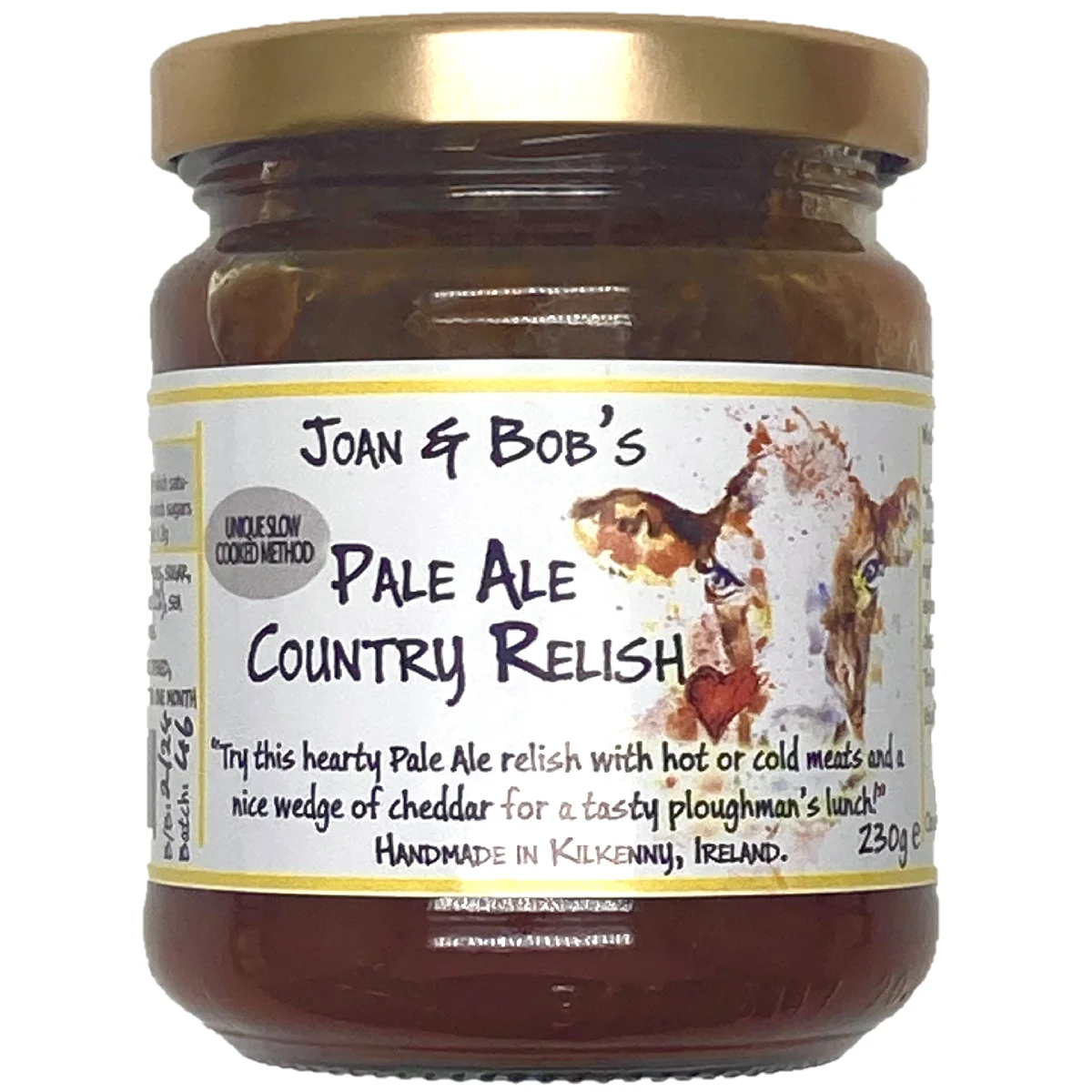 Joan & Bob's Pale Ale Country Relish 250ml