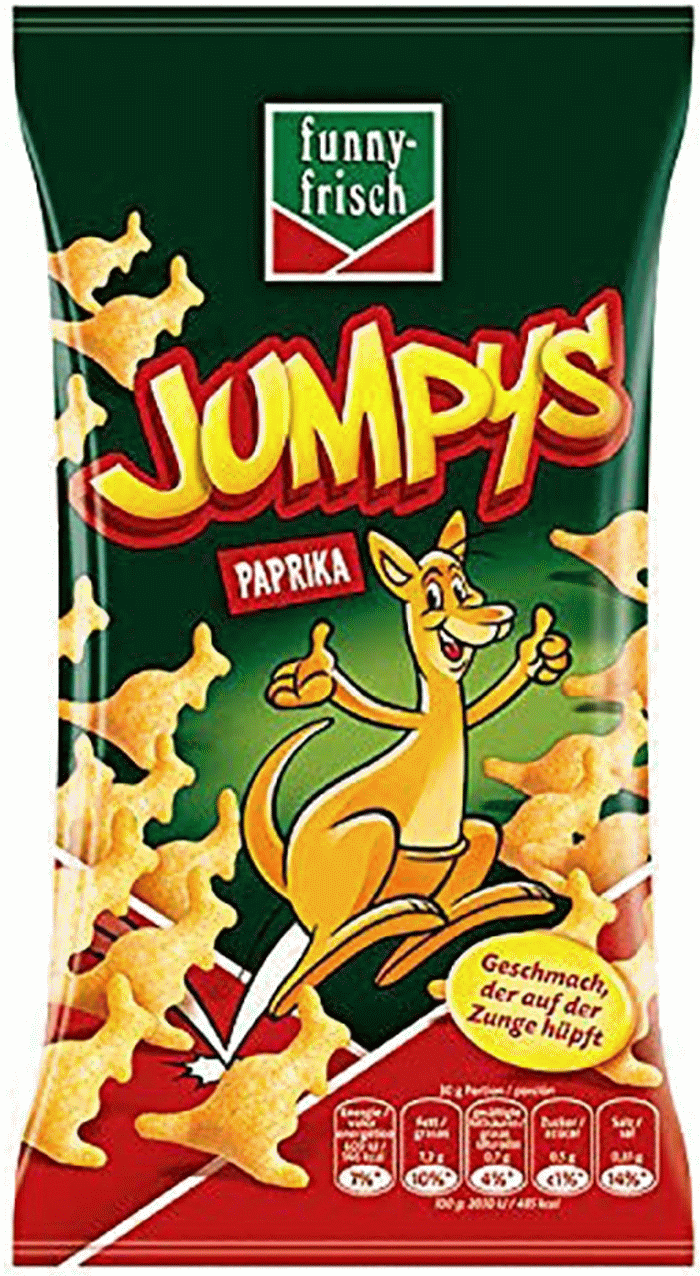 funny-frisch Jumpys Kängerus Paprika Vegan 75g