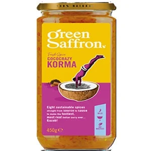 GREEN SAFFRON GREEN SAFFRON KORMA SAUCE 450g