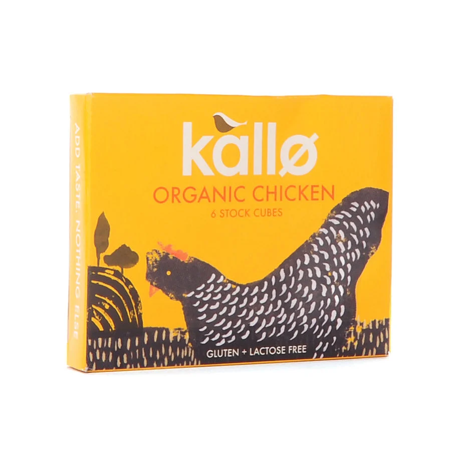 Kallo Organic Chicken Stock Cube 66g